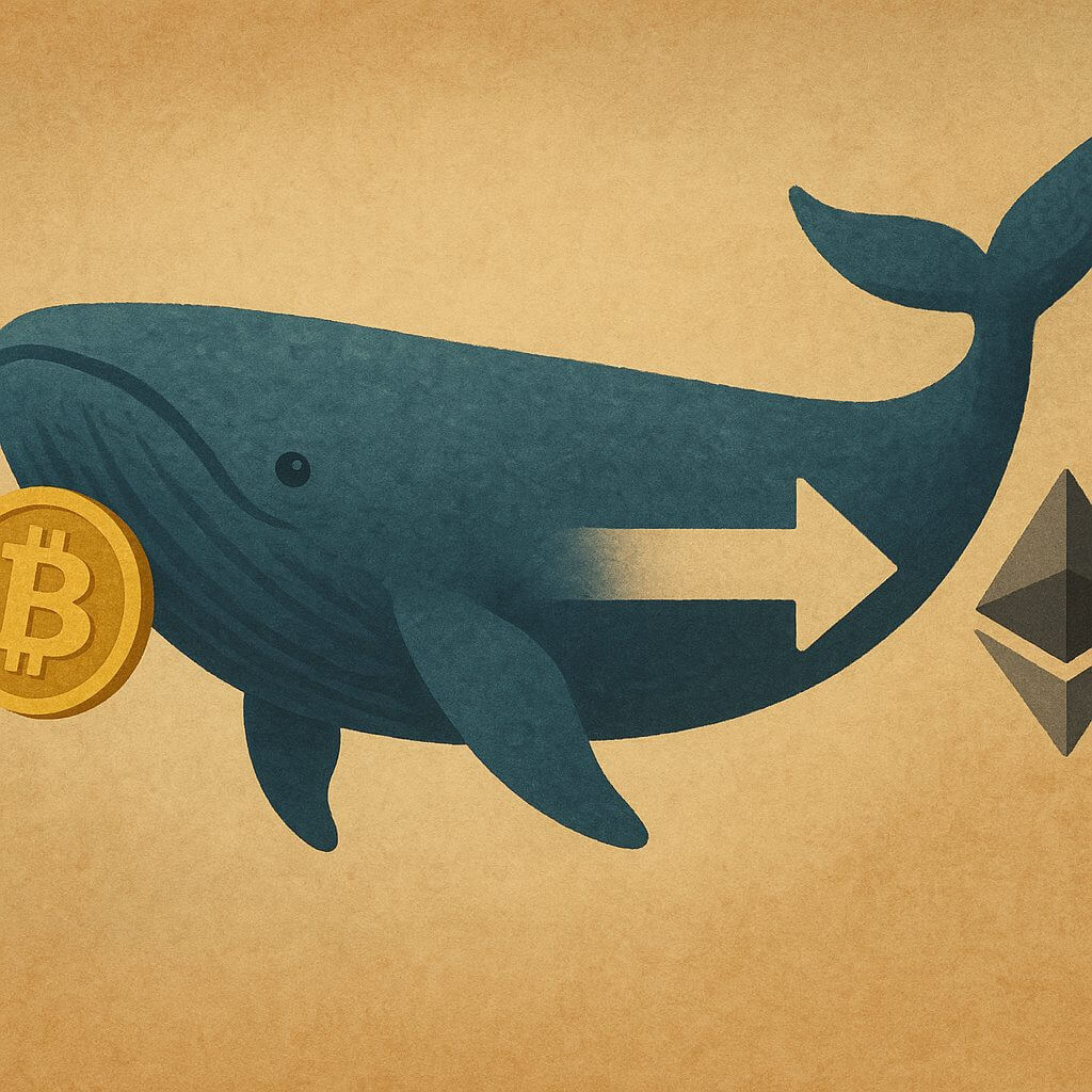 BTC zu ETH: Whale verschiebt 260 Mio. USD zu HyperUnit