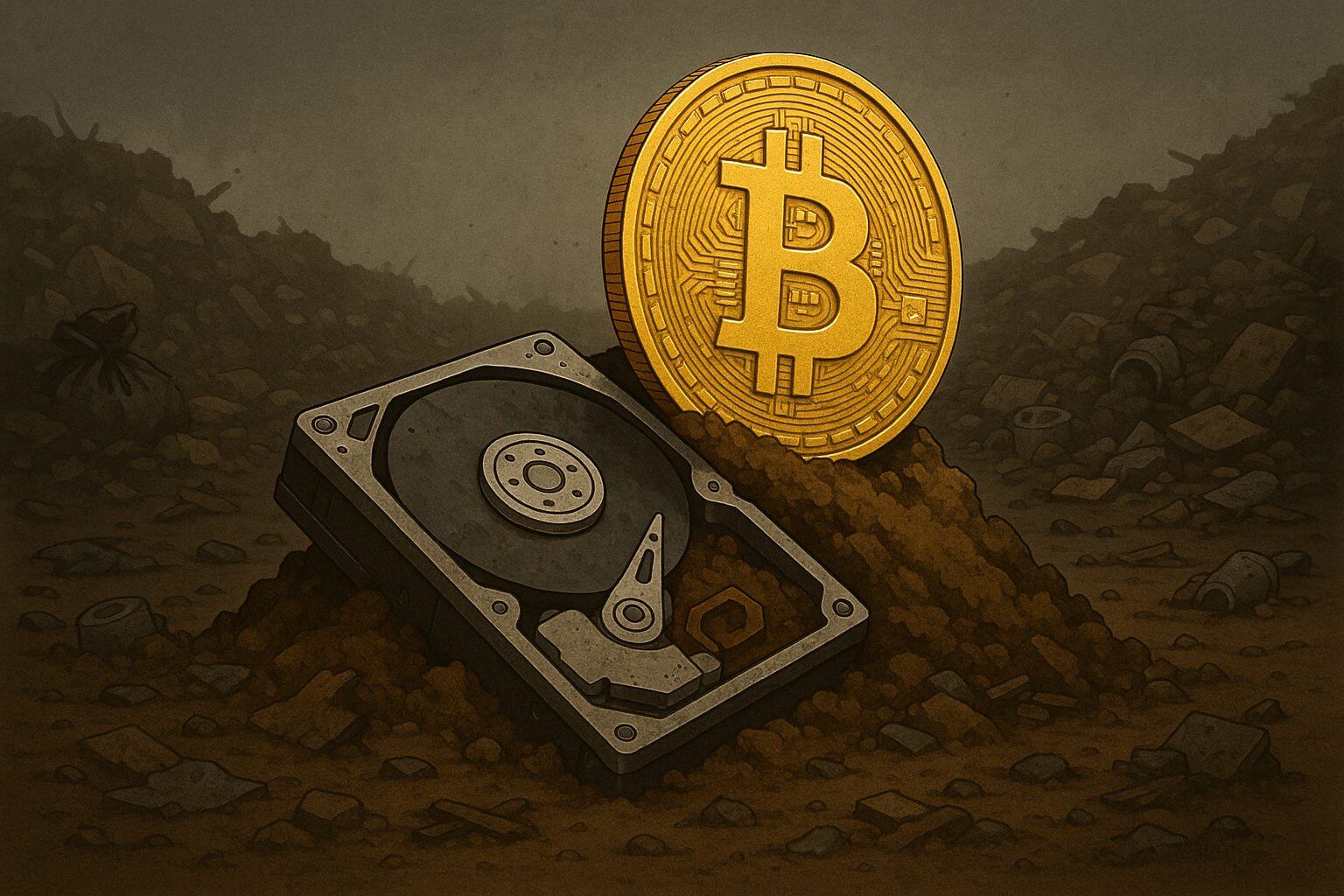 IT-Experte verliert versehentlich 8.000 Bitcoins auf einer Mülldeponie