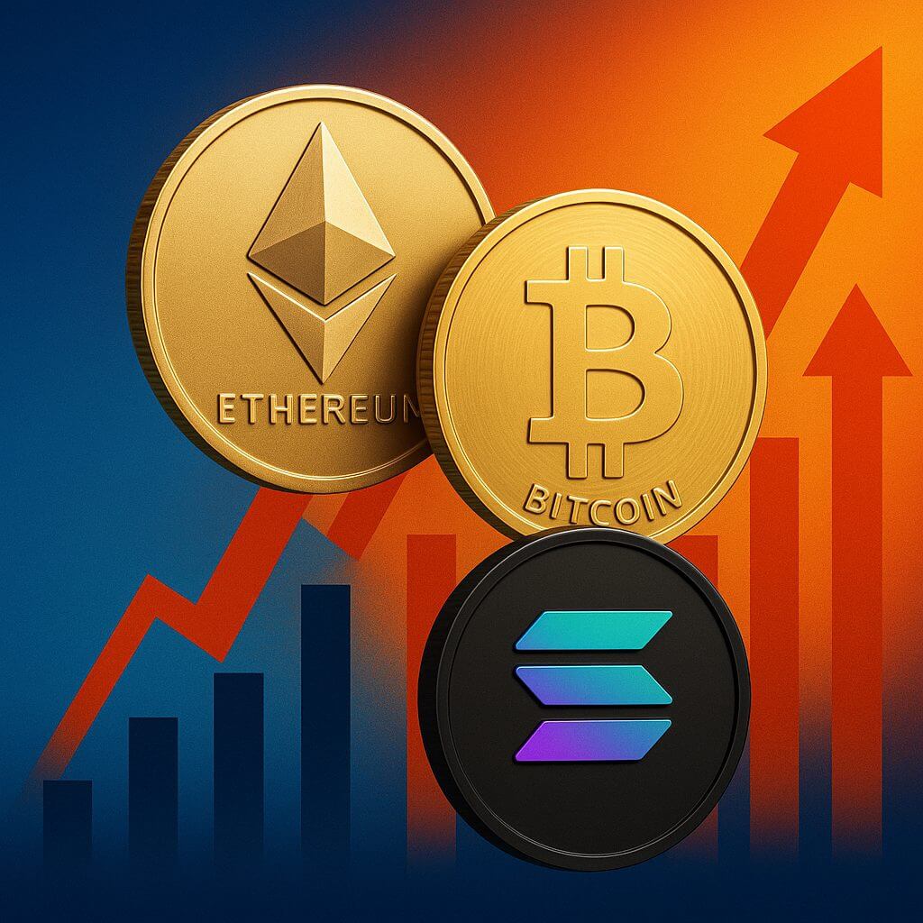 Zuflüsse in Krypto-Fonds steigen deutlich, Ethereum und Bitcoin dominieren
