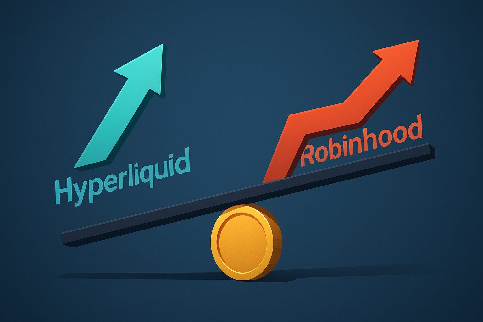 Hyperliquid überholt Robinhood beim Krypto-Handelsvolumen