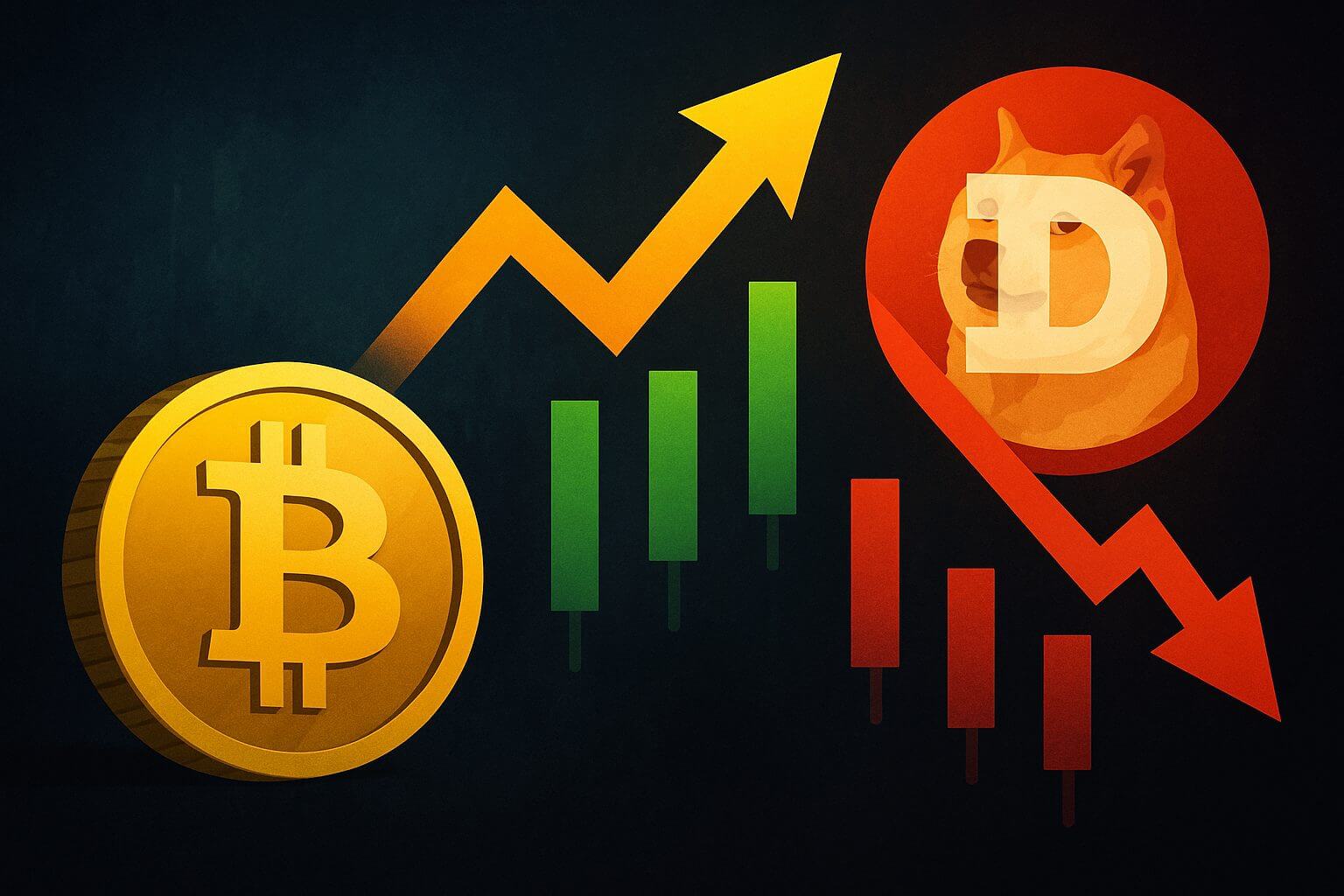 Dogecoin und Ethereum unter Druck, Sky und Maker mit starken Kursgewinnen