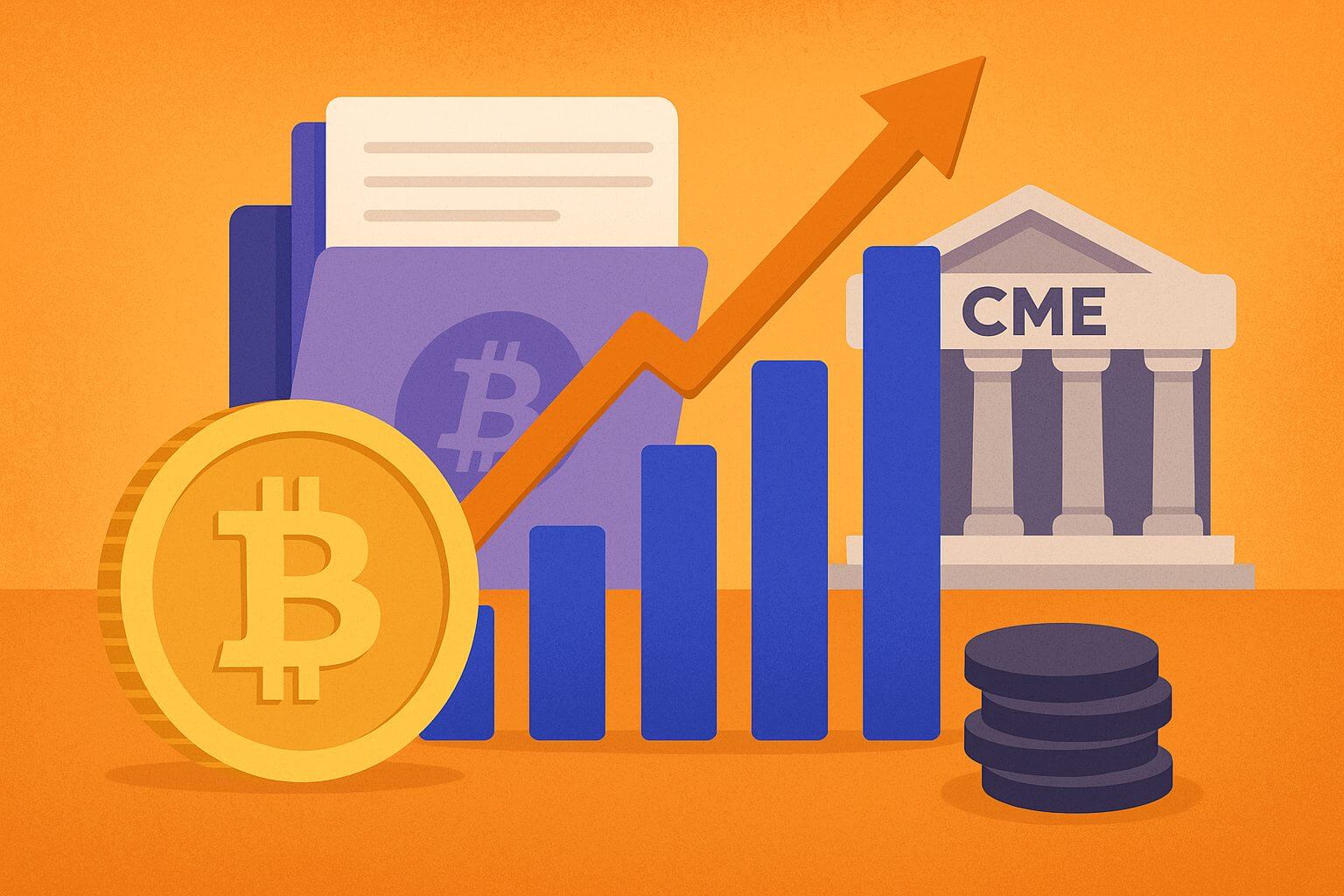 Institutionelles Interesse an BTC wächst, während die CME einen Rekord erreicht