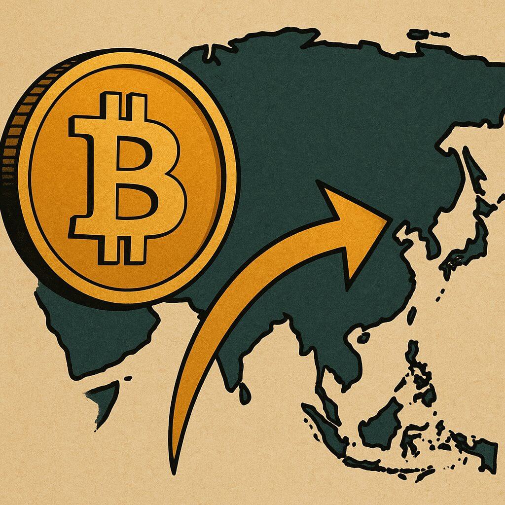 Asien übernimmt die Führung am globalen Kryptomarkt