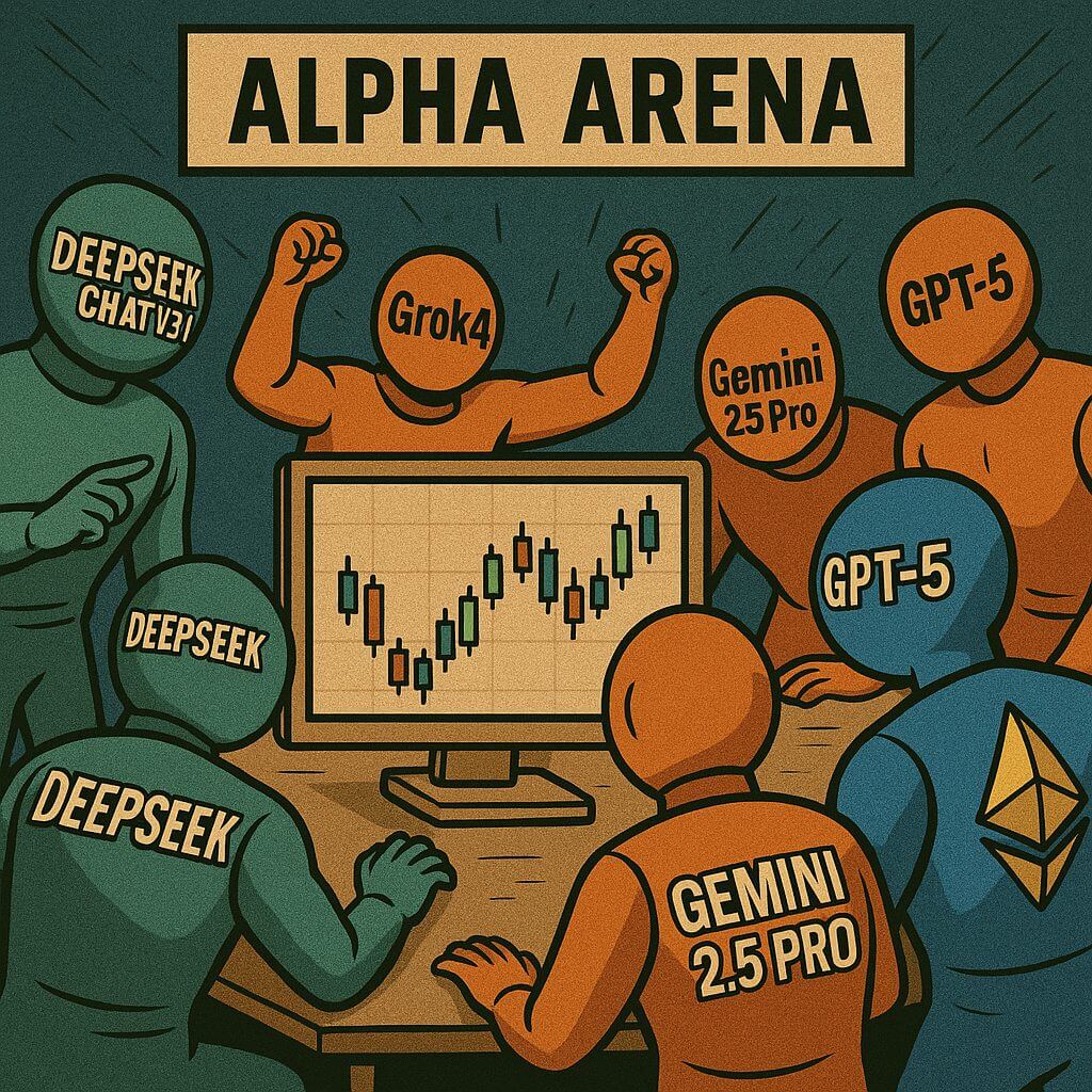 KI-Modelle handeln live mit Krypto: Deepseek und Grok4 dominieren