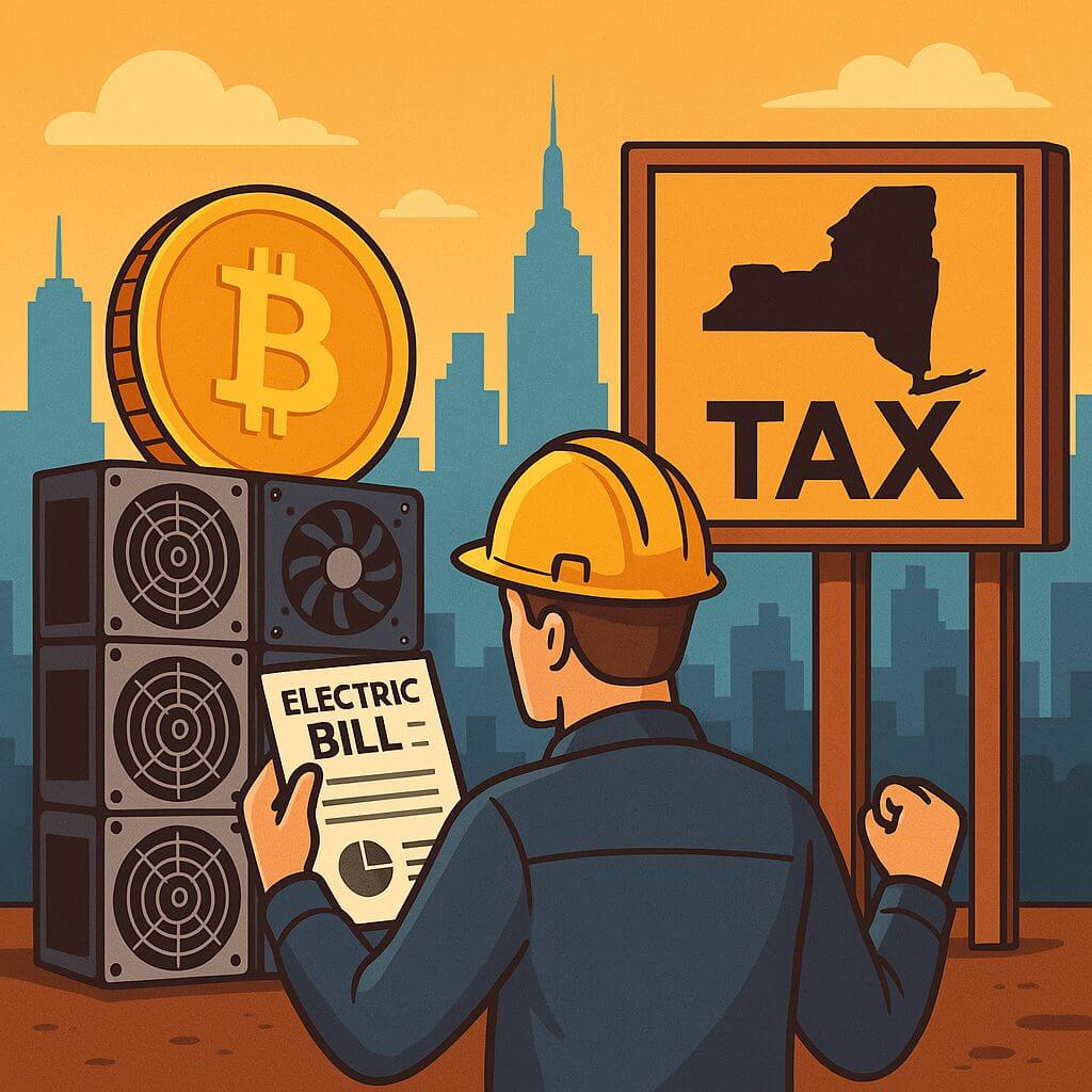 New York will BTC-Miner für Stromverbrauch besteuern