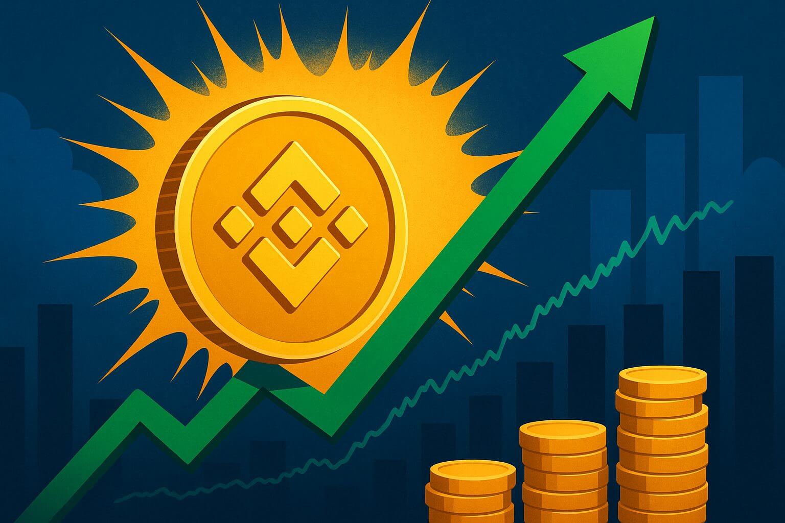 BNB erreicht Rekordhoch von 1.100 USD und setzt Rally fort