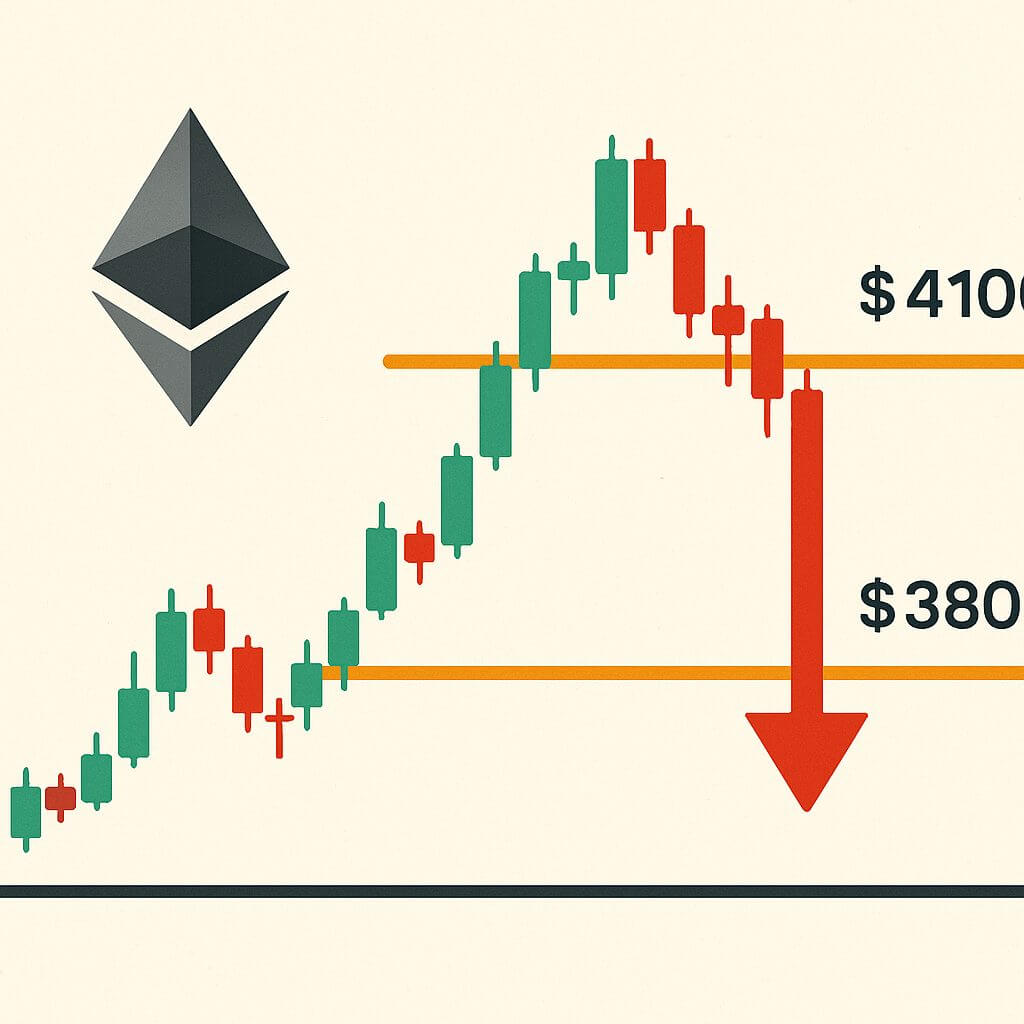 Ethereum fällt nach Widerstand: Hält der Kurs die wichtige Unterstützung?