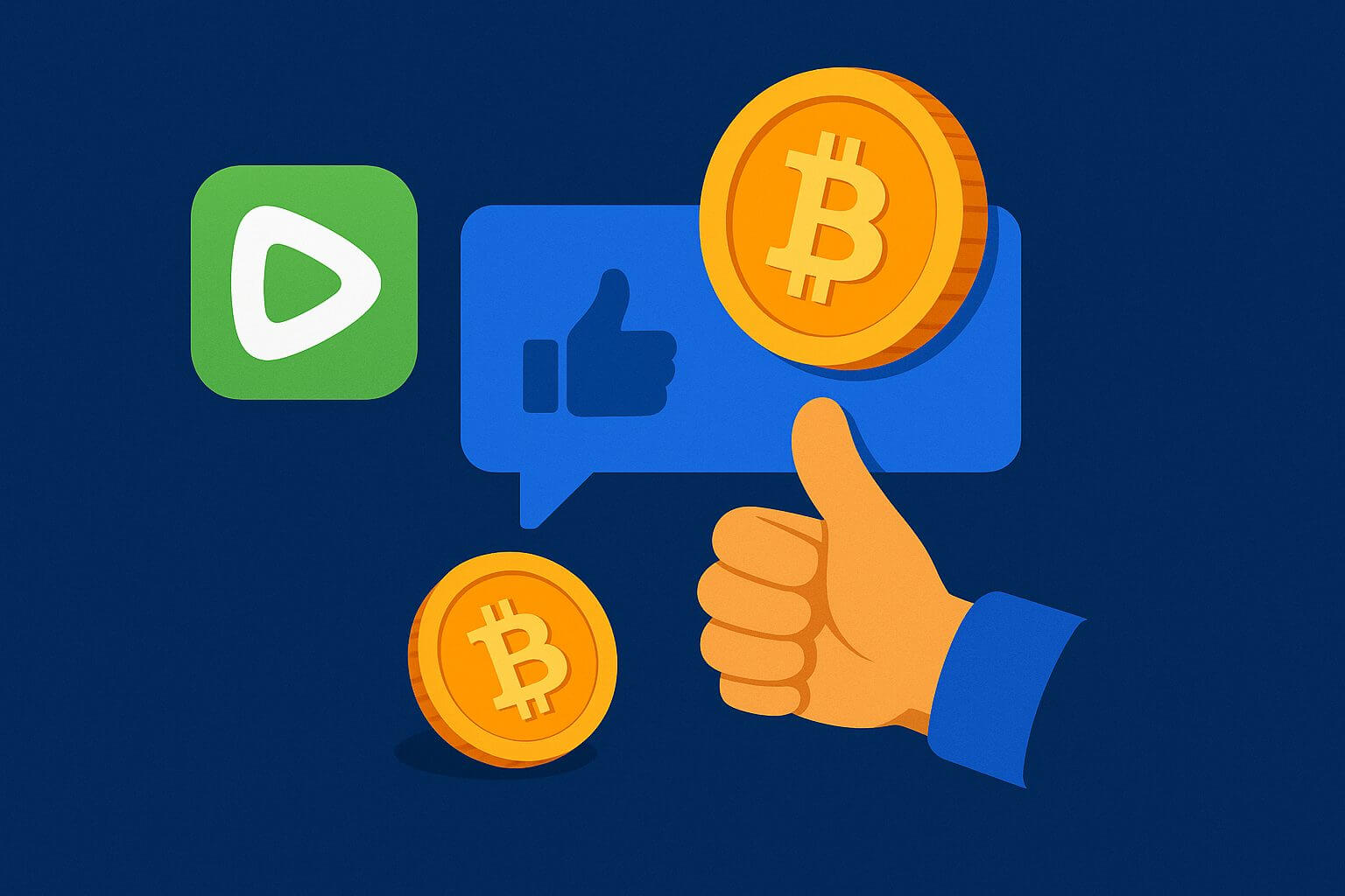 Rumble startet Bitcoin-Trinkgeldfunktion für Creator – dank Tether