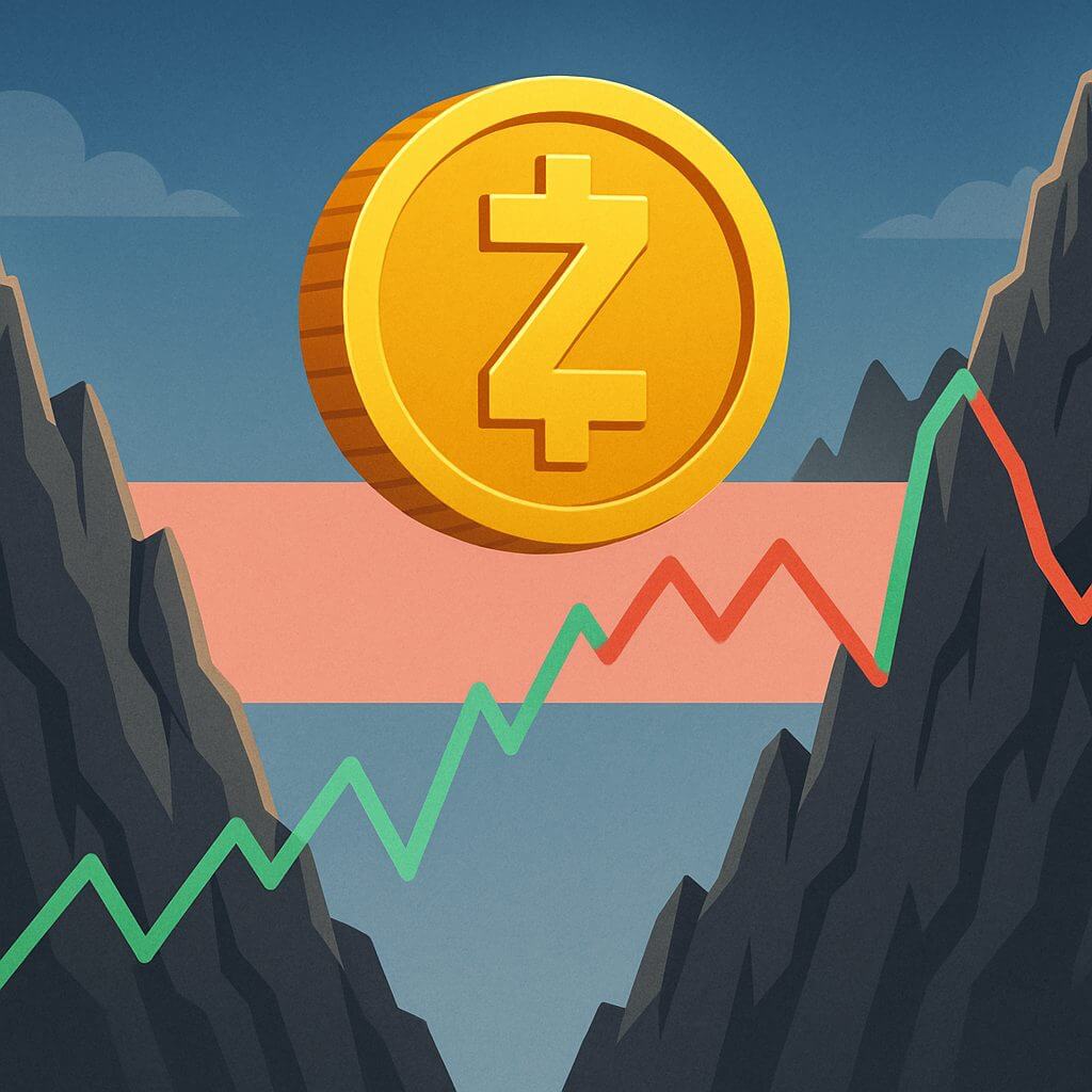 Zcash steigt um 9 % nach Unterstützung am unteren Ende der Range