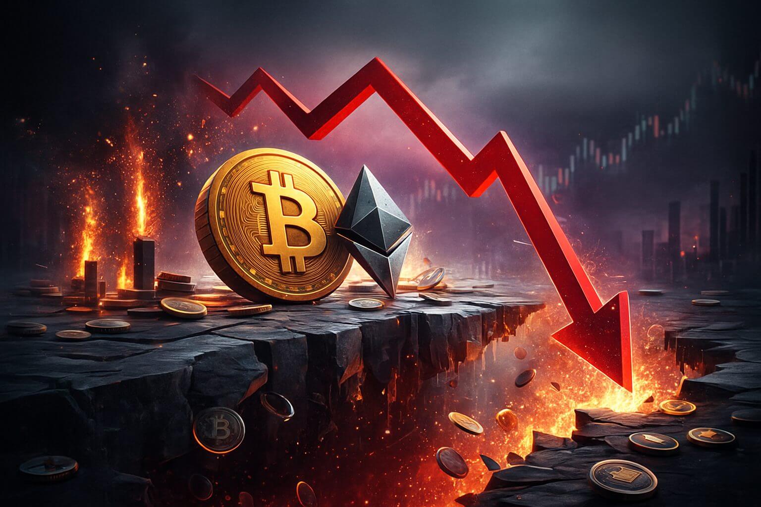 Kryptomarkt rutscht weiter ab mit starken Verlusten bei Altcoins