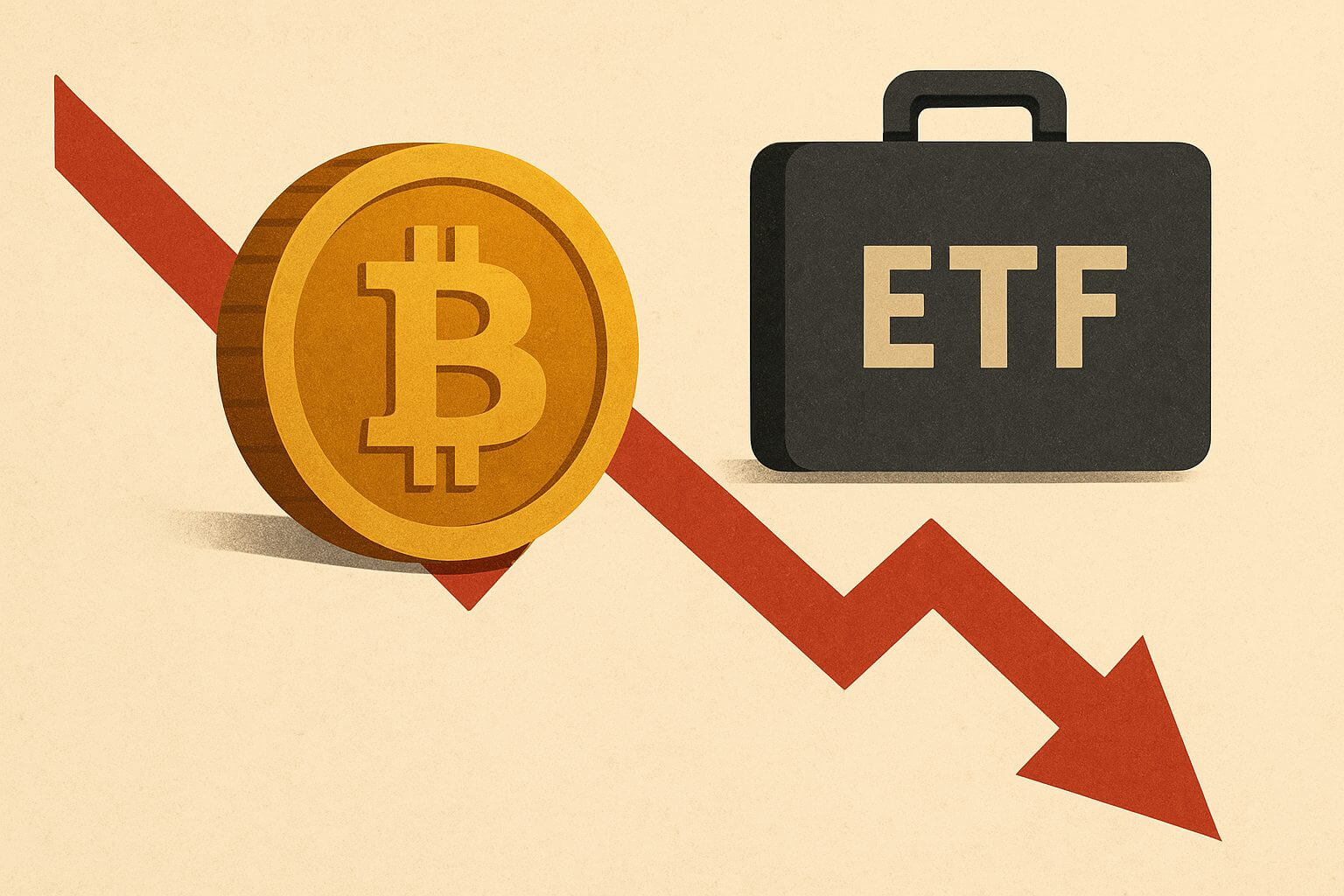 Fast 1 Milliarde Dollar fließt aus Bitcoin-ETFs ab – Kurs unter Druck