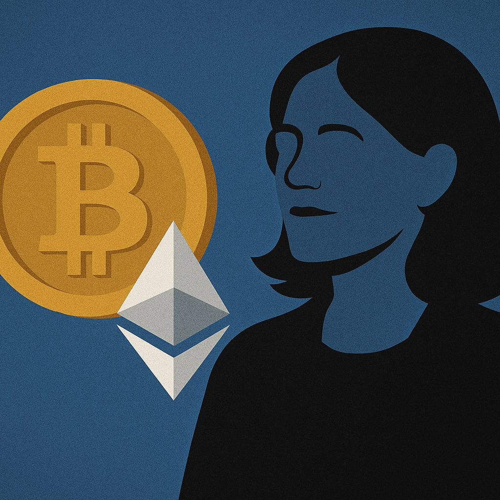 Ethereum versus Bitcoin: Cathie Wood sieht deutliche Unterschiede