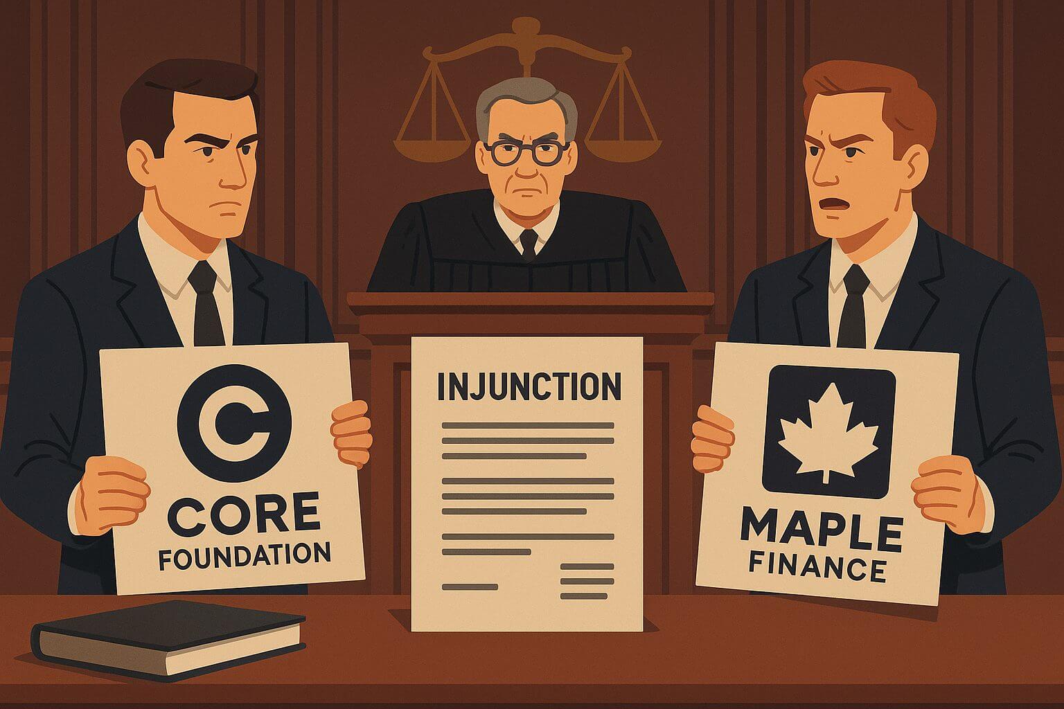 Core vs. Maple: Streit um BTC-Yield-Produkt endet vor Gericht