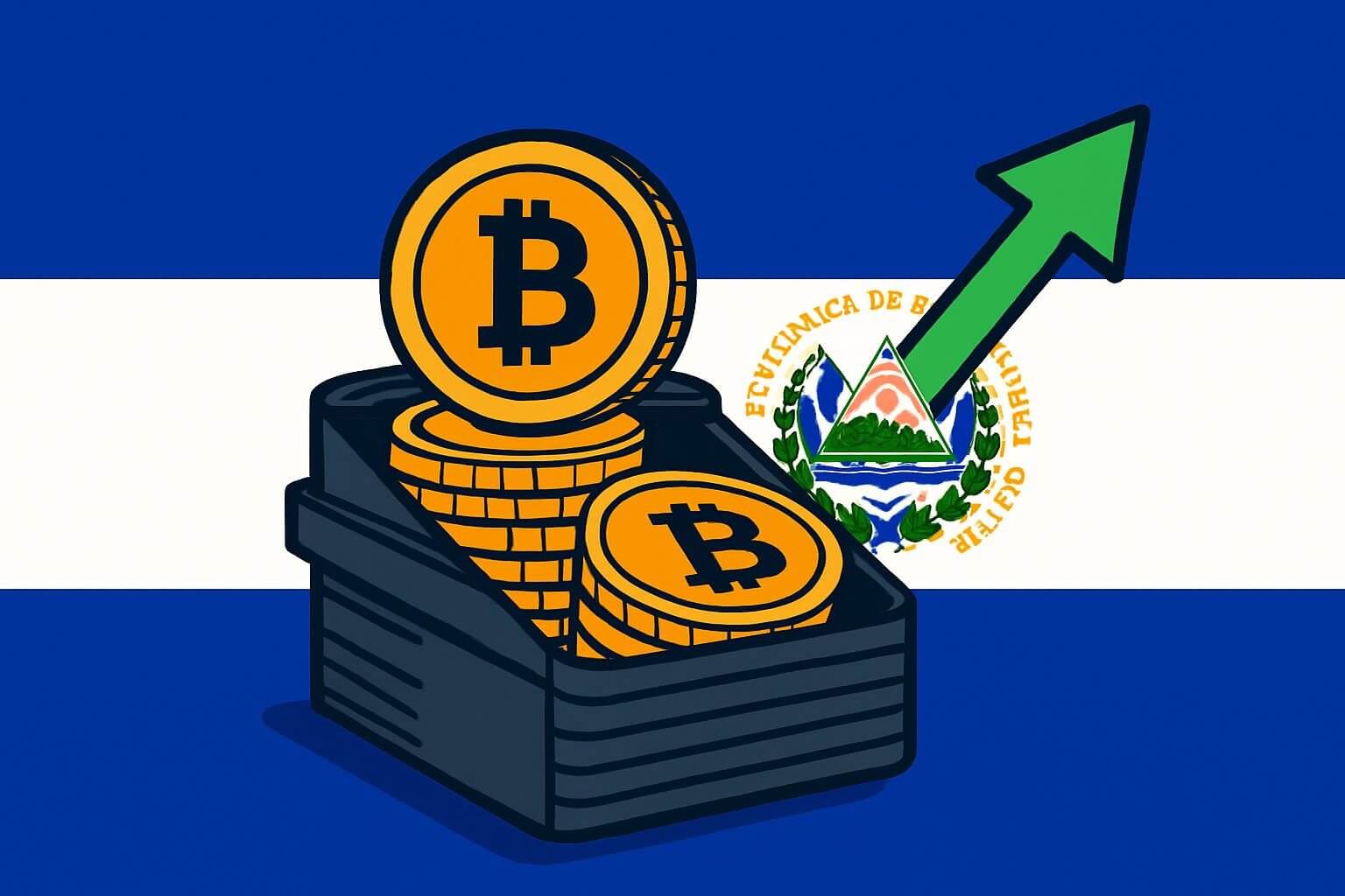 El Salvador fügt innerhalb einer Woche 1.098 Bitcoin hinzu