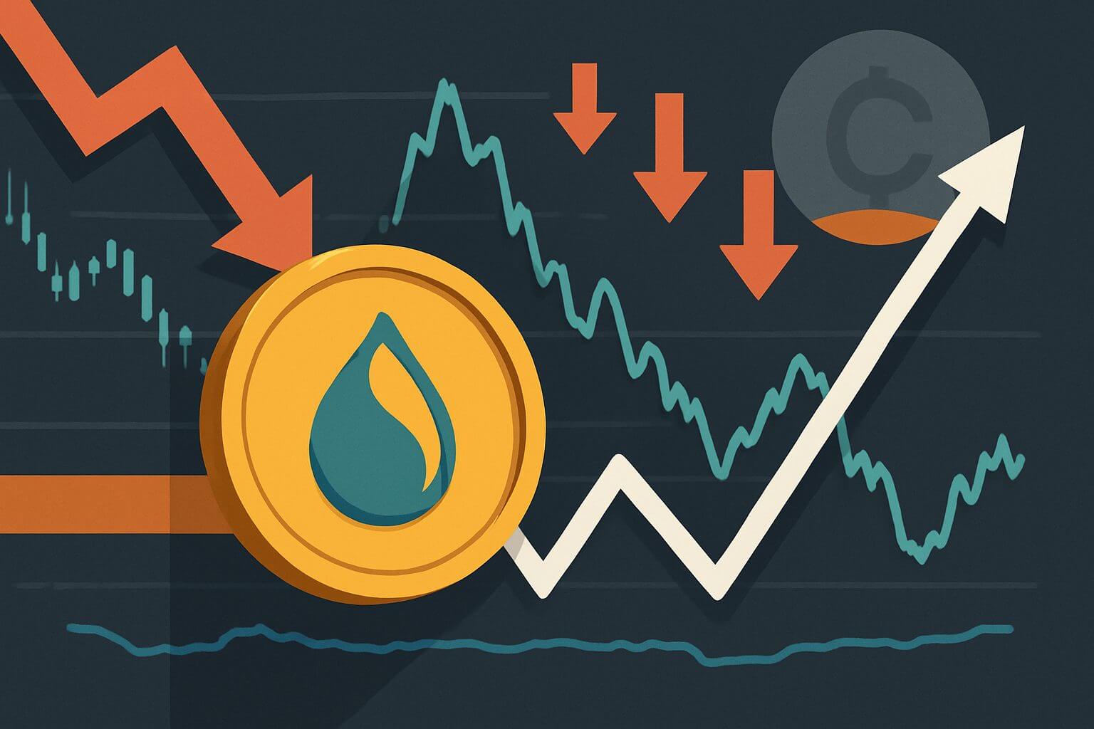 SUI-Kursrückgang setzt sich fort – Erholung an Schlüsselzonen möglich