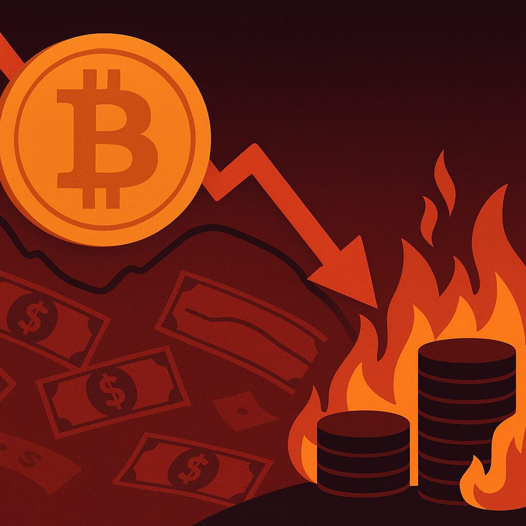 Bitcoin fällt auf 90.000 $, während Verluste auf 350 Milliarden $ ansteigen