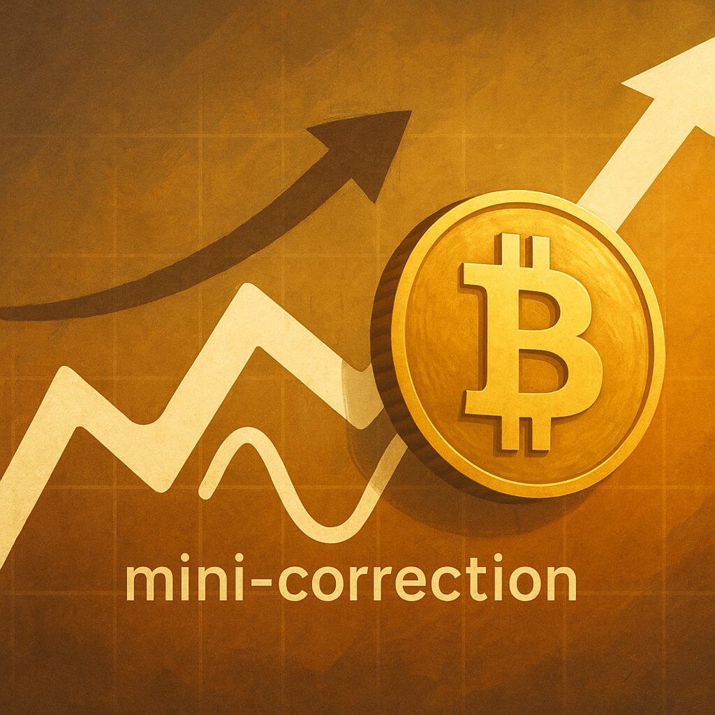 Bitcoin folgt Gold: Mini-Dip oder Beginn einer größeren Rallye?