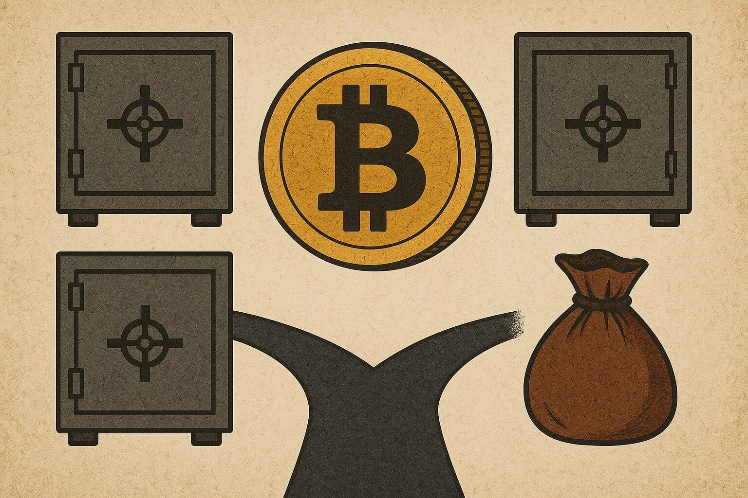 BTC-Reserven auf Börsen sinken – aber kein Grund zur Panik