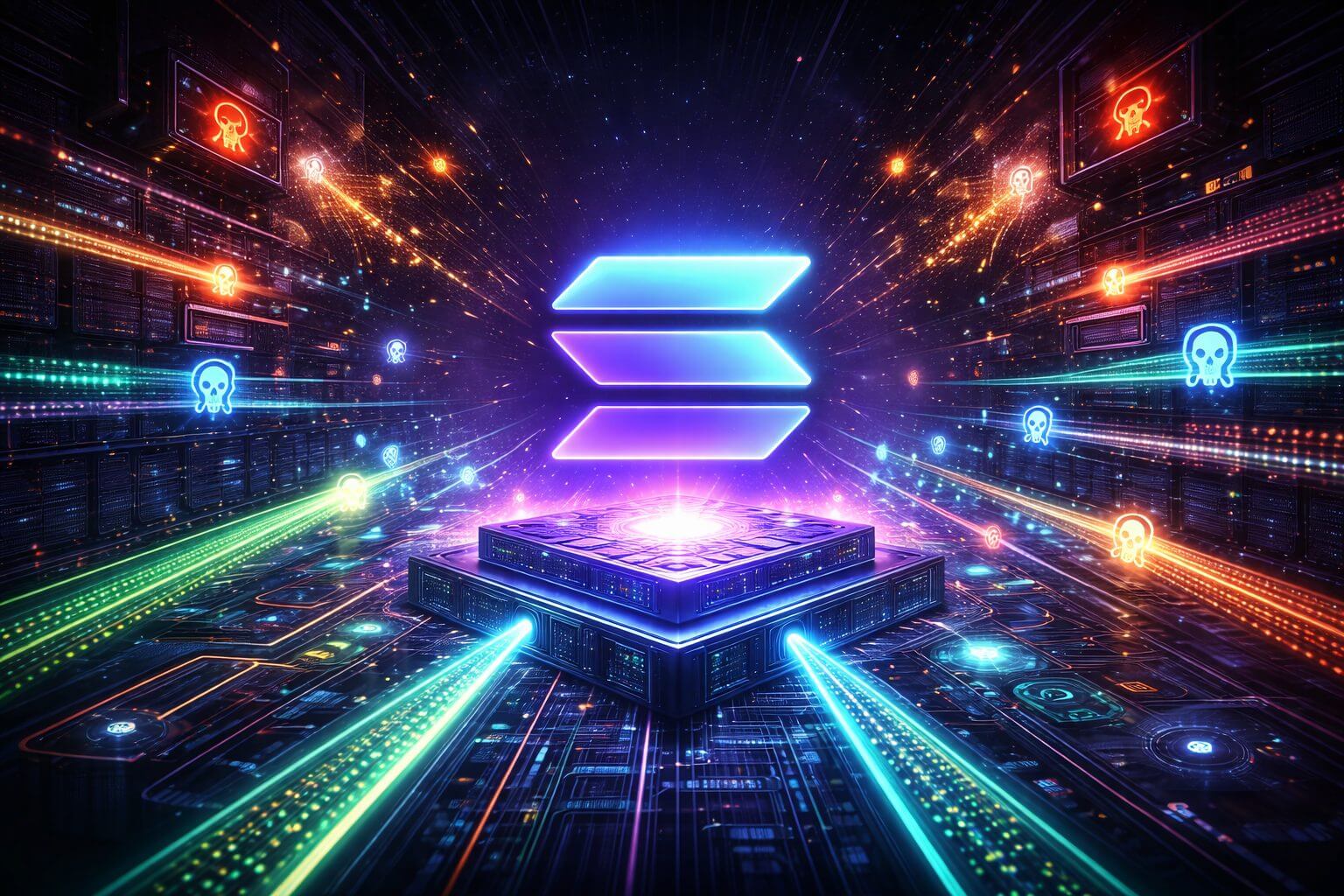 Solana unter Beschuss: Schwerer DDoS-Angriff ohne Auswirkungen auf das Netzwerk