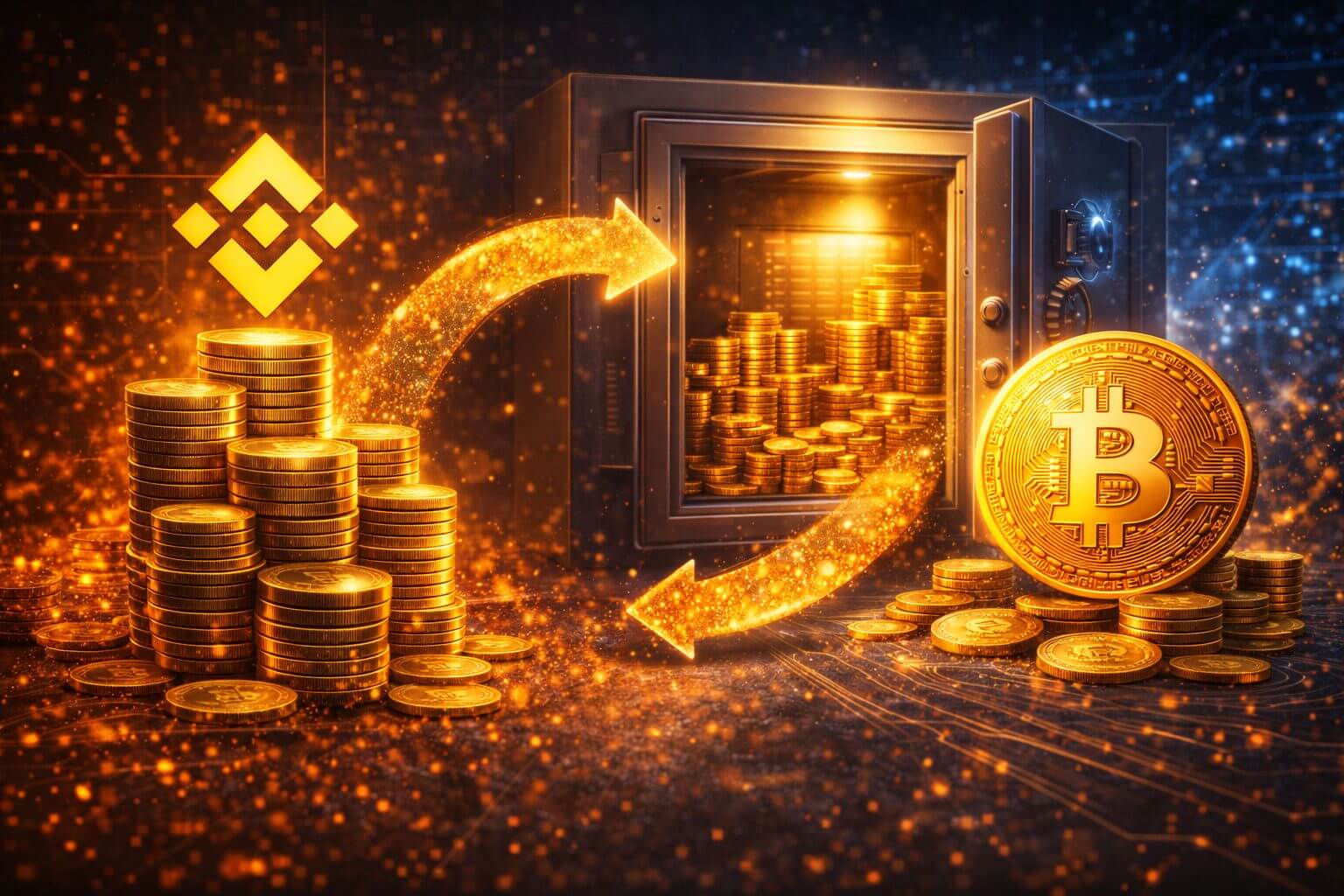 Binance tauscht 1 Milliarde USD an Stablecoins gegen Bitcoin im SAFU-Fonds