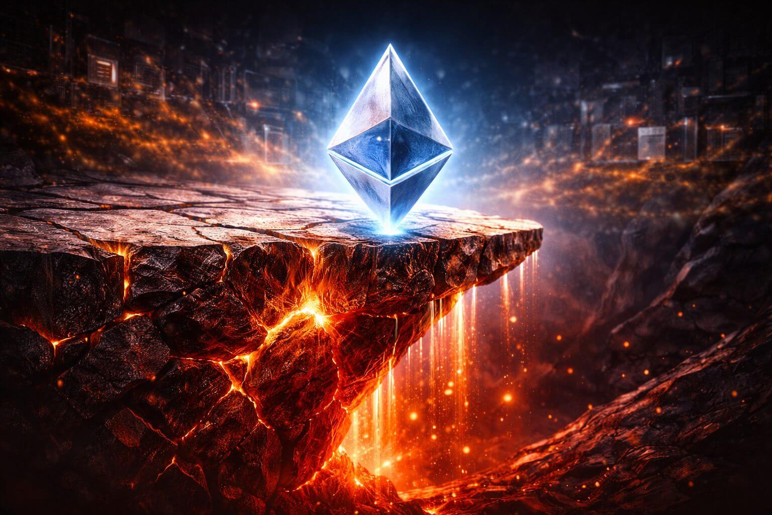 ETH verliert an Halt: Kurs fällt um 3 % – Stützzone bei $2.500 rückt näher