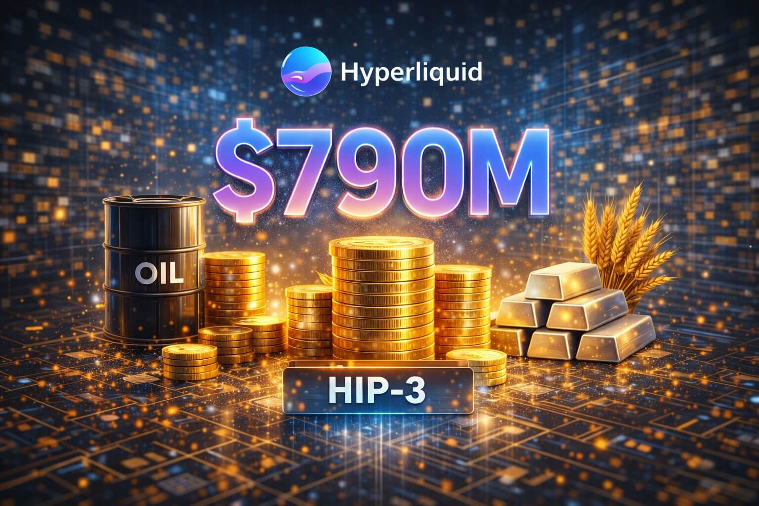 Hyperliquid: HIP-3 erreicht 790 Mio. USD Open Interest