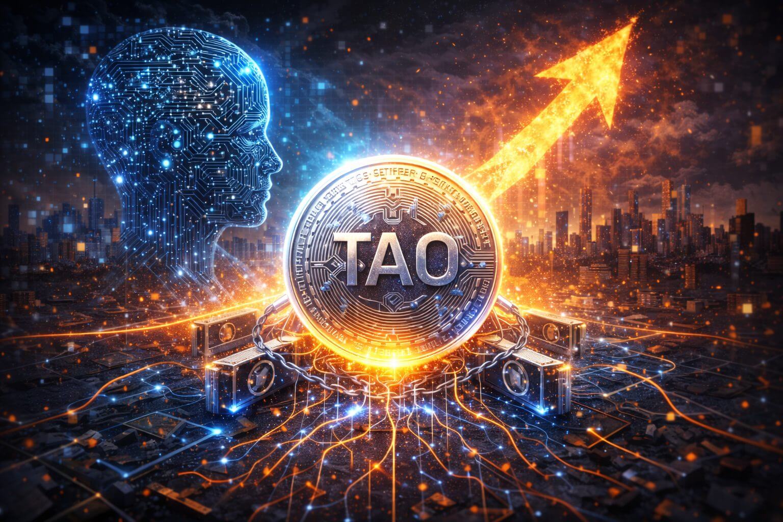 TAO springt auf 243 US-Dollar nach Halving und KI-Momentum