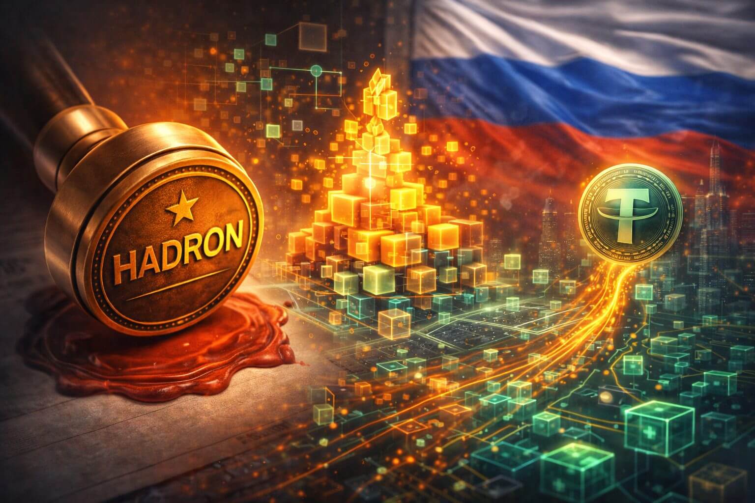 Tether registriert Hadron-Marke in Russland bis 2035