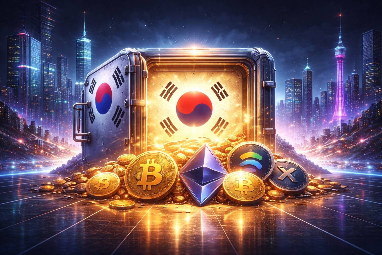Geschäftliche Investitionen in Krypto jetzt in Südkorea erlaubt