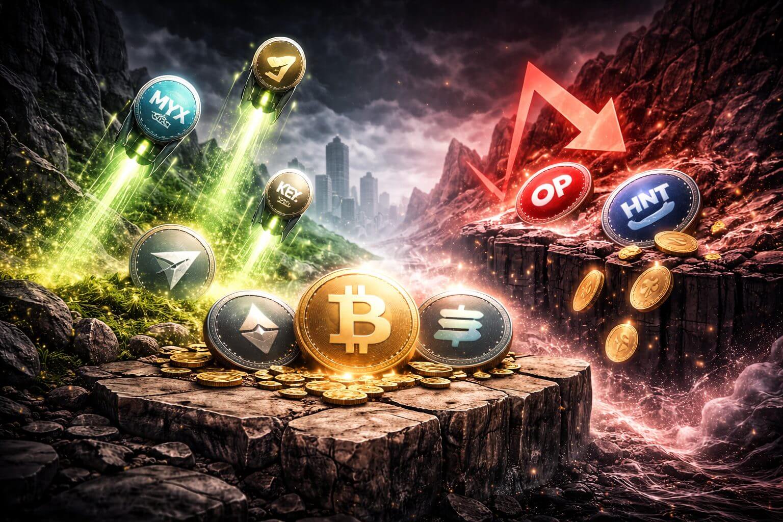 MYX steigt um 78 % und Bitcoin stabil über 67.000 US-Dollar