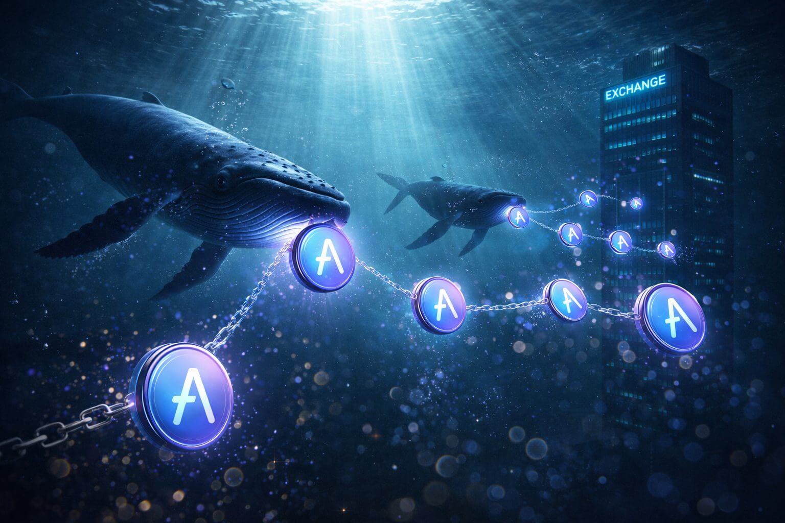 Wale kaufen Aave während einer Kurskorrektur von 37 %