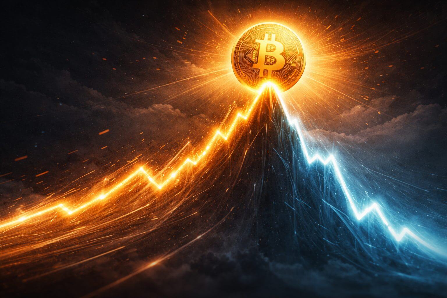 Bitcoin unter Druck durch kurzfristige Anleger im Verlust