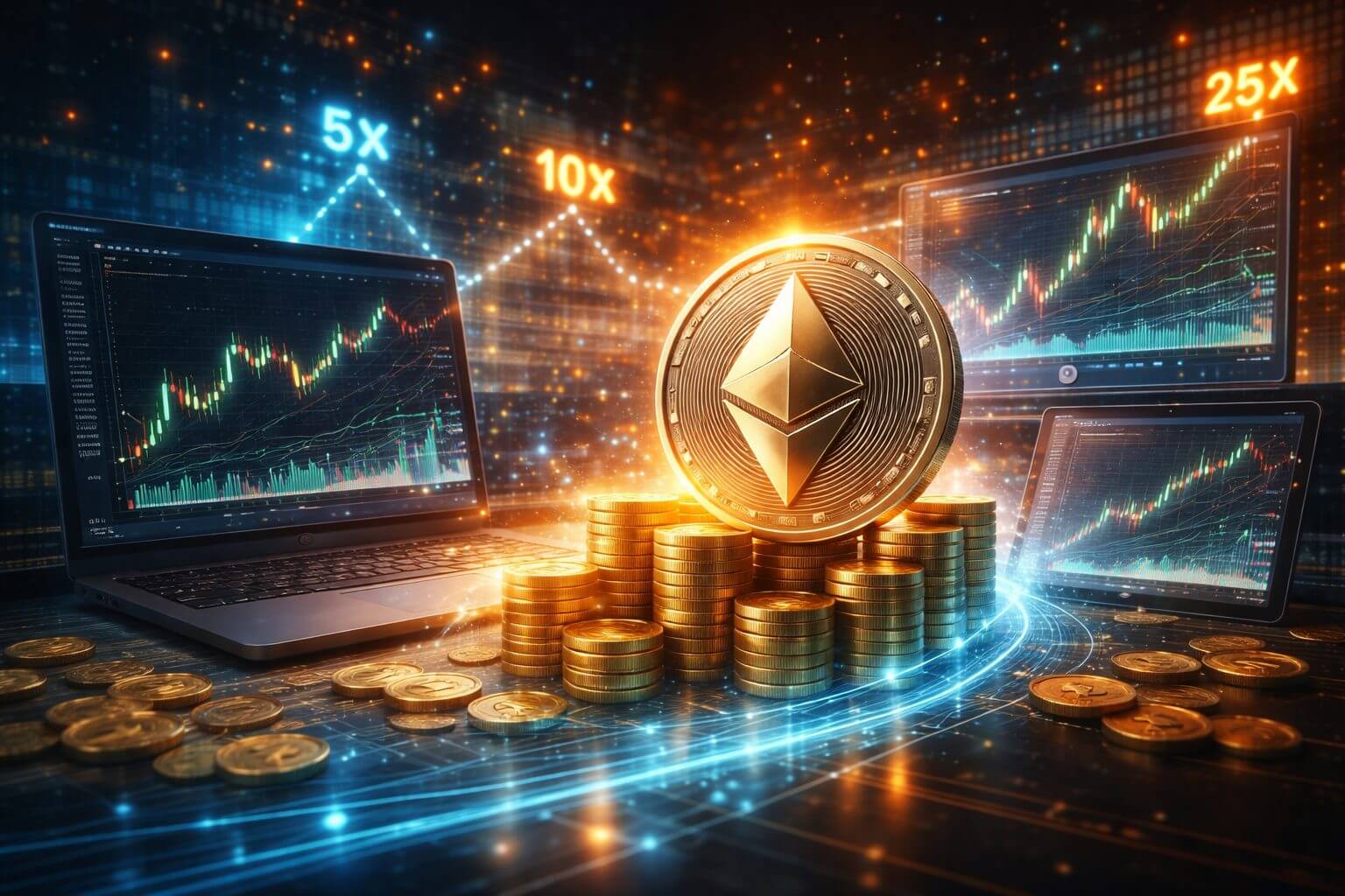 Mehr als 75 % von Ethereum auf Binance basieren inzwischen auf Hebelpositionen