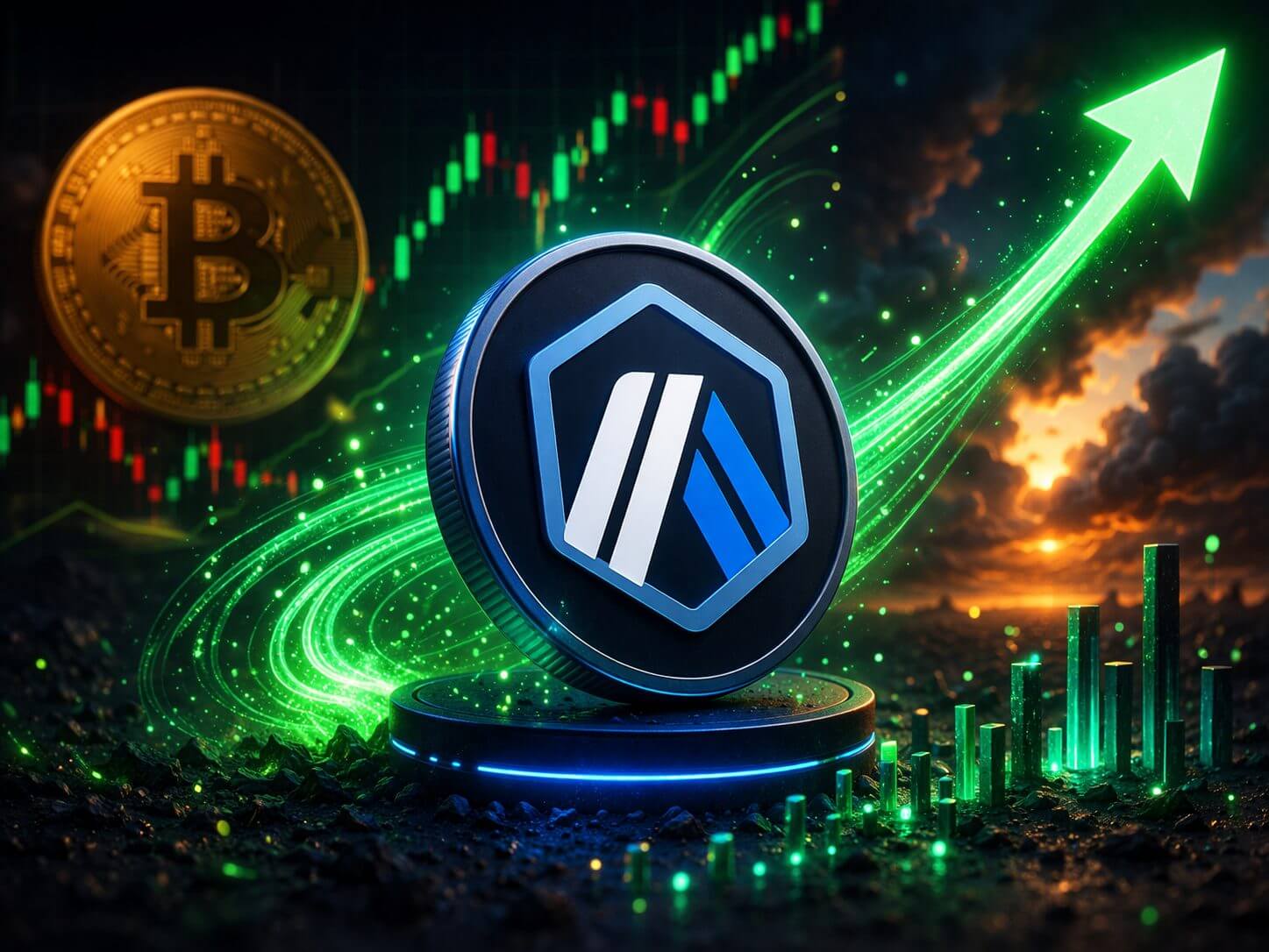 Arbitrum steigt und Analyst erwartet starke Rallye für Altcoins