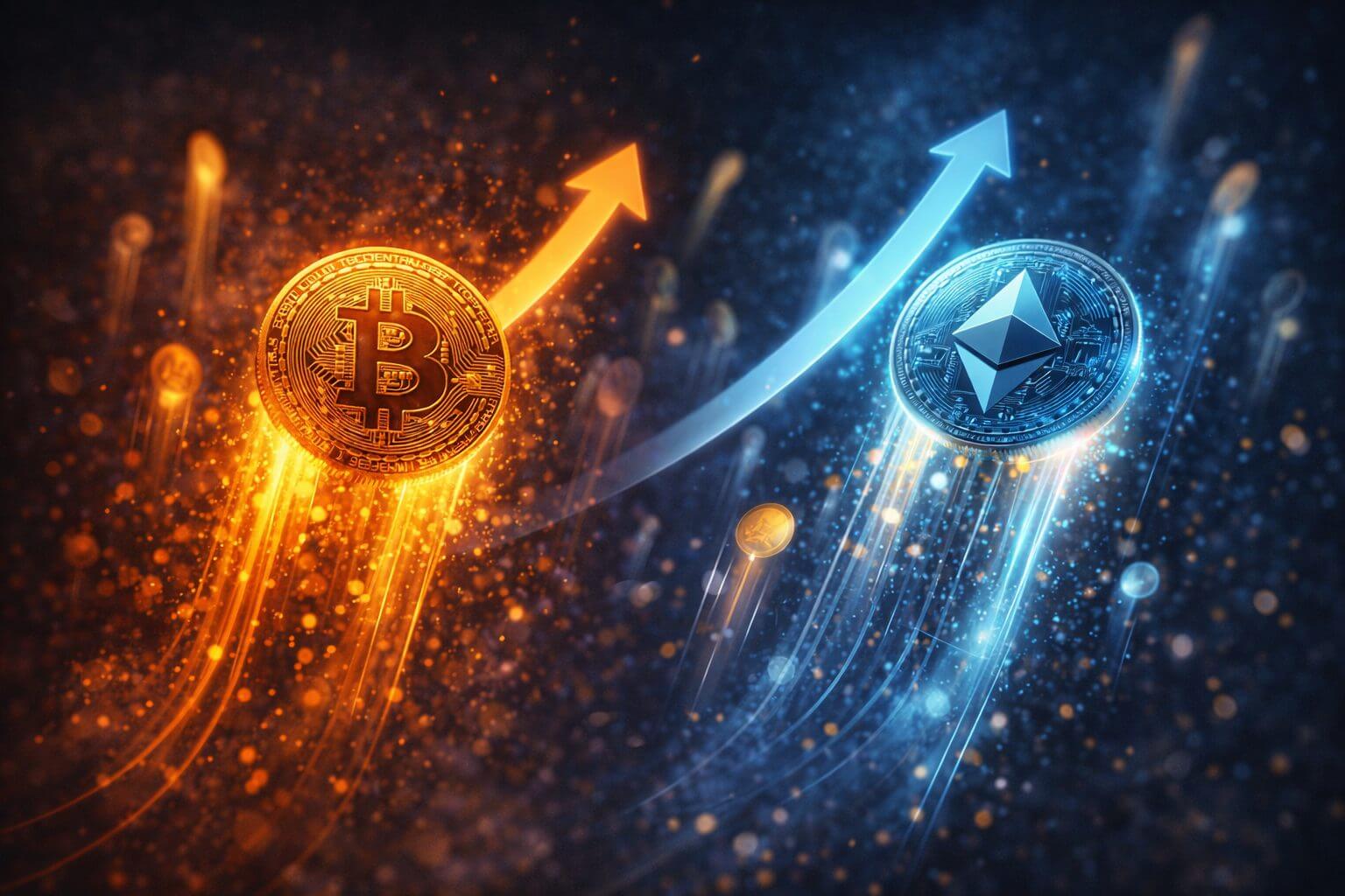 Bitcoin steigt in Richtung 68.000 US-Dollar, während eine vorsichtige Erholung beginnt