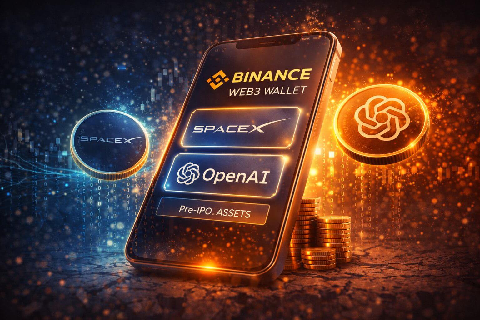 Binance führt Pre-IPO-Assets mit SpaceX und OpenAI ein