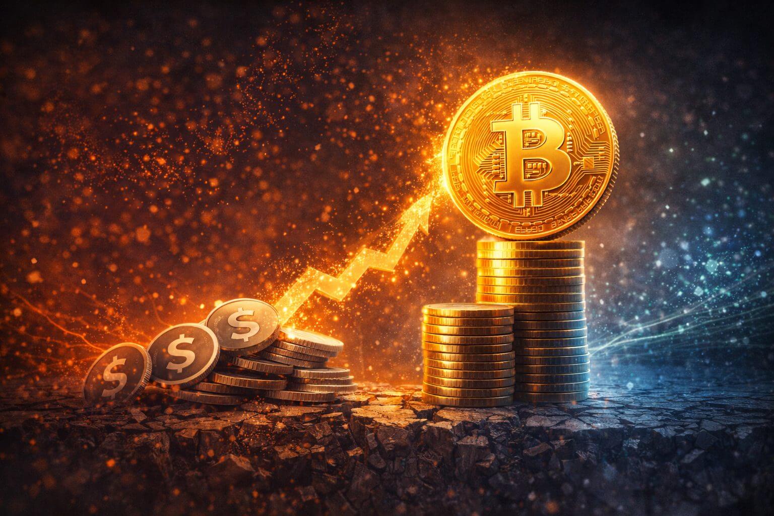 Bitcoin erholt sich, während Kapital aus Stablecoins abfließt