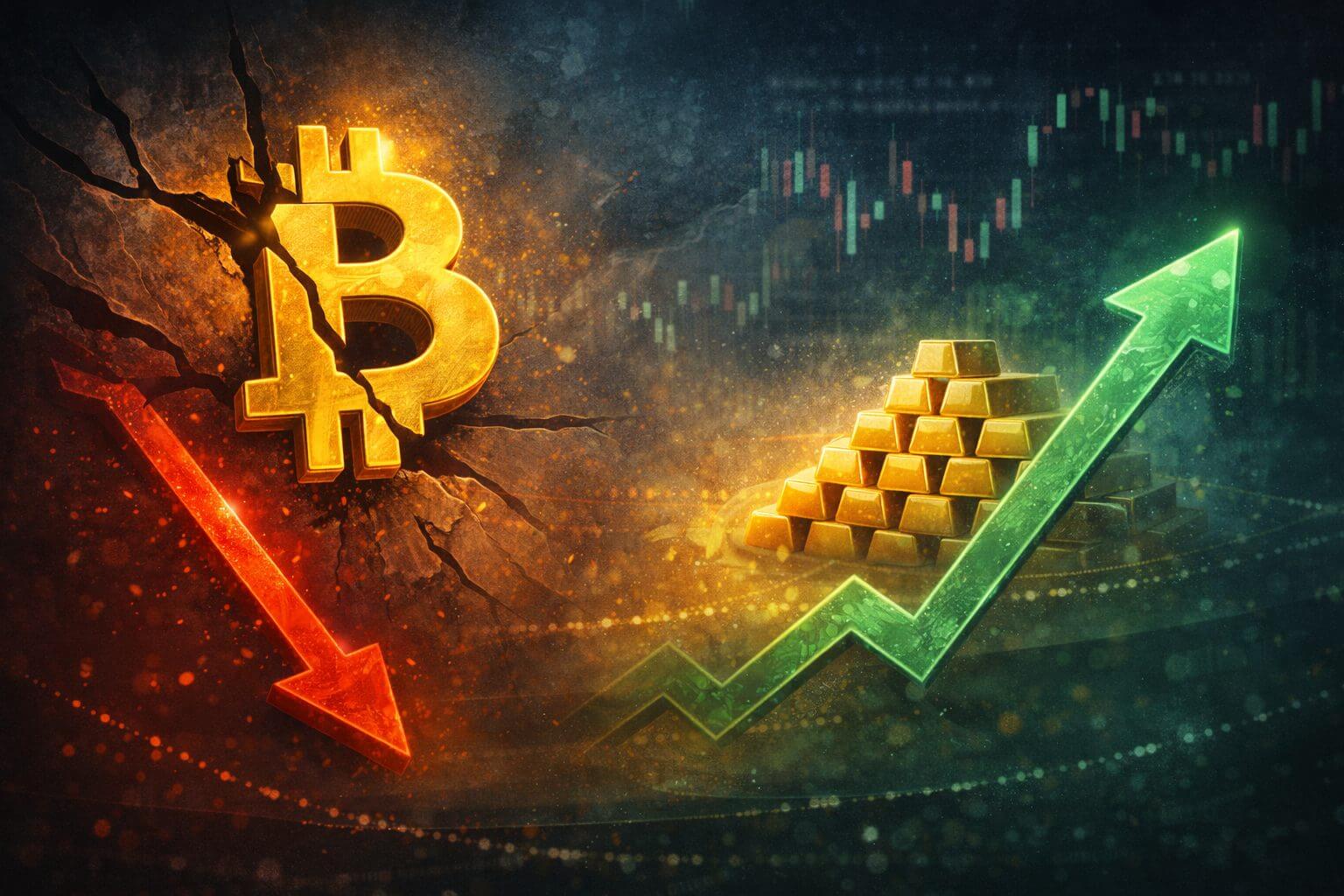 Bitcoin-Kurs entkoppelt sich vom Markt und erinnert an frühere Crashs