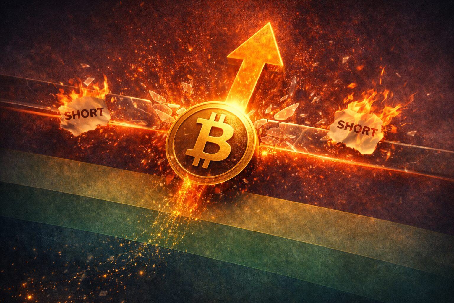 BTC-Trader gehen massenhaft short, während Ausbruch näher rückt