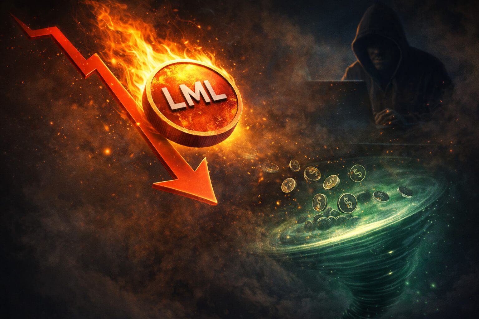 Crypto-Hack von 950.000 US-Dollar lässt LML-Token um 99,6 % abstürzen