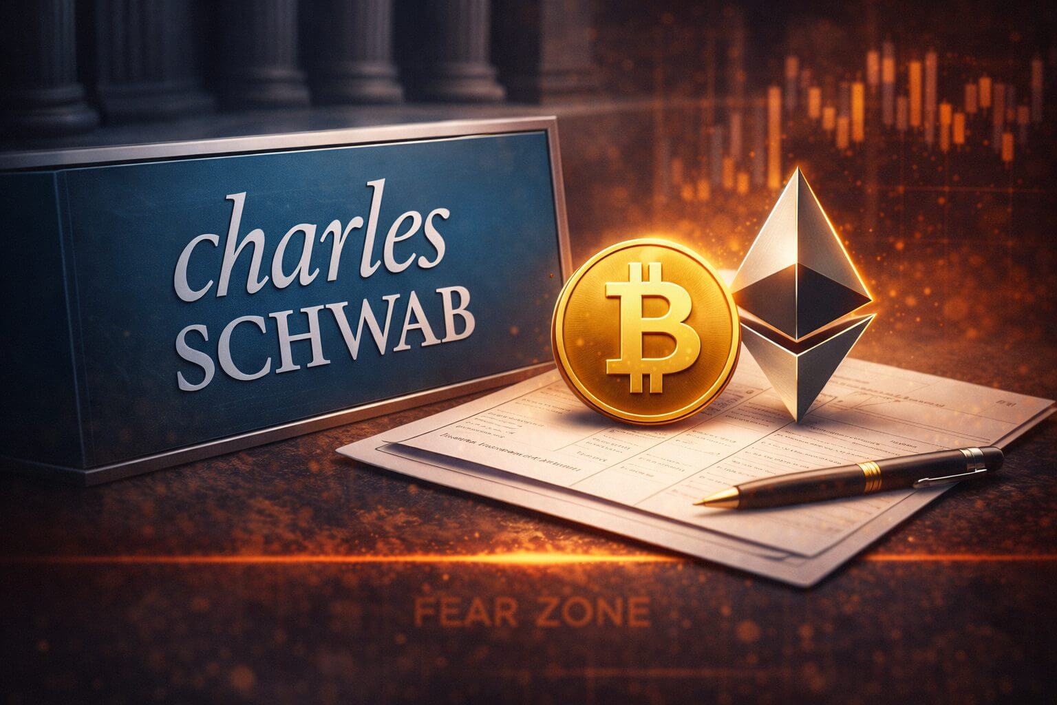Schwab bringt Kryptowährungen und Aktien in einem Konto zusammen