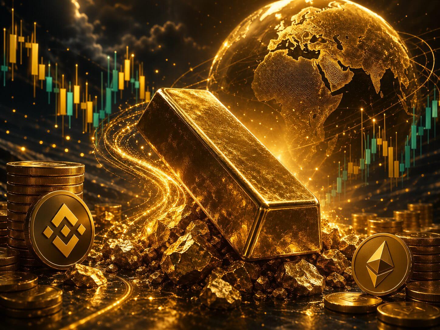 Gold-Futures auf Binance erreichen ein Volumen von über 100 Milliarden $