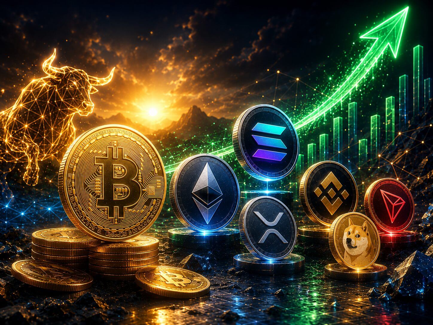 Bitcoin bleibt stabil über 80.000 $, während Solana sich 100 $ nähert