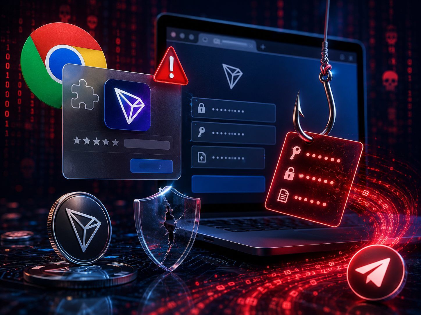 Gefälschte TronLink-Erweiterung stiehlt Wallet-Daten von TRON-Nutzern