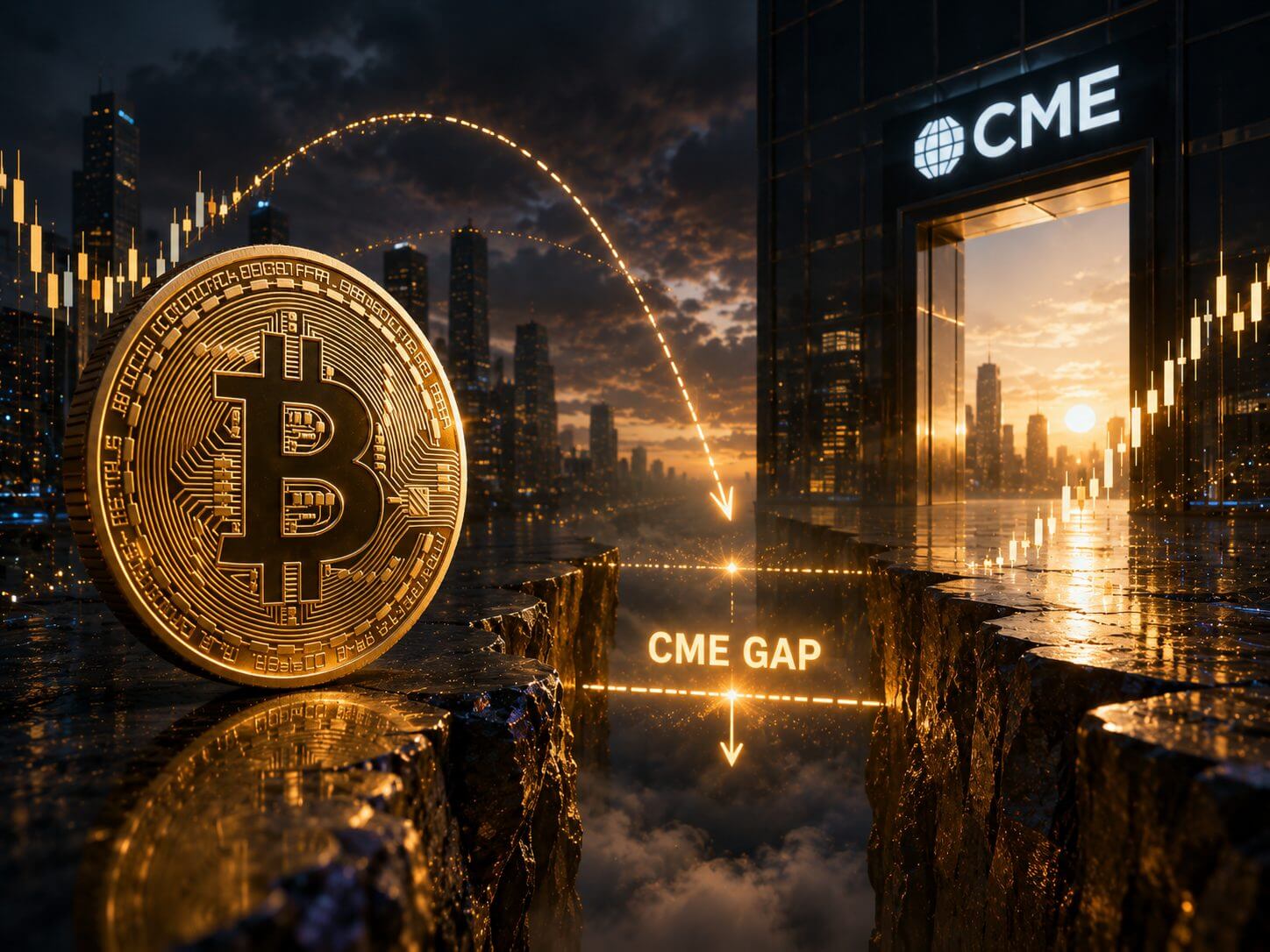 Bitcoin-Kurs bleibt ruhig, während neue CME-Gap entsteht