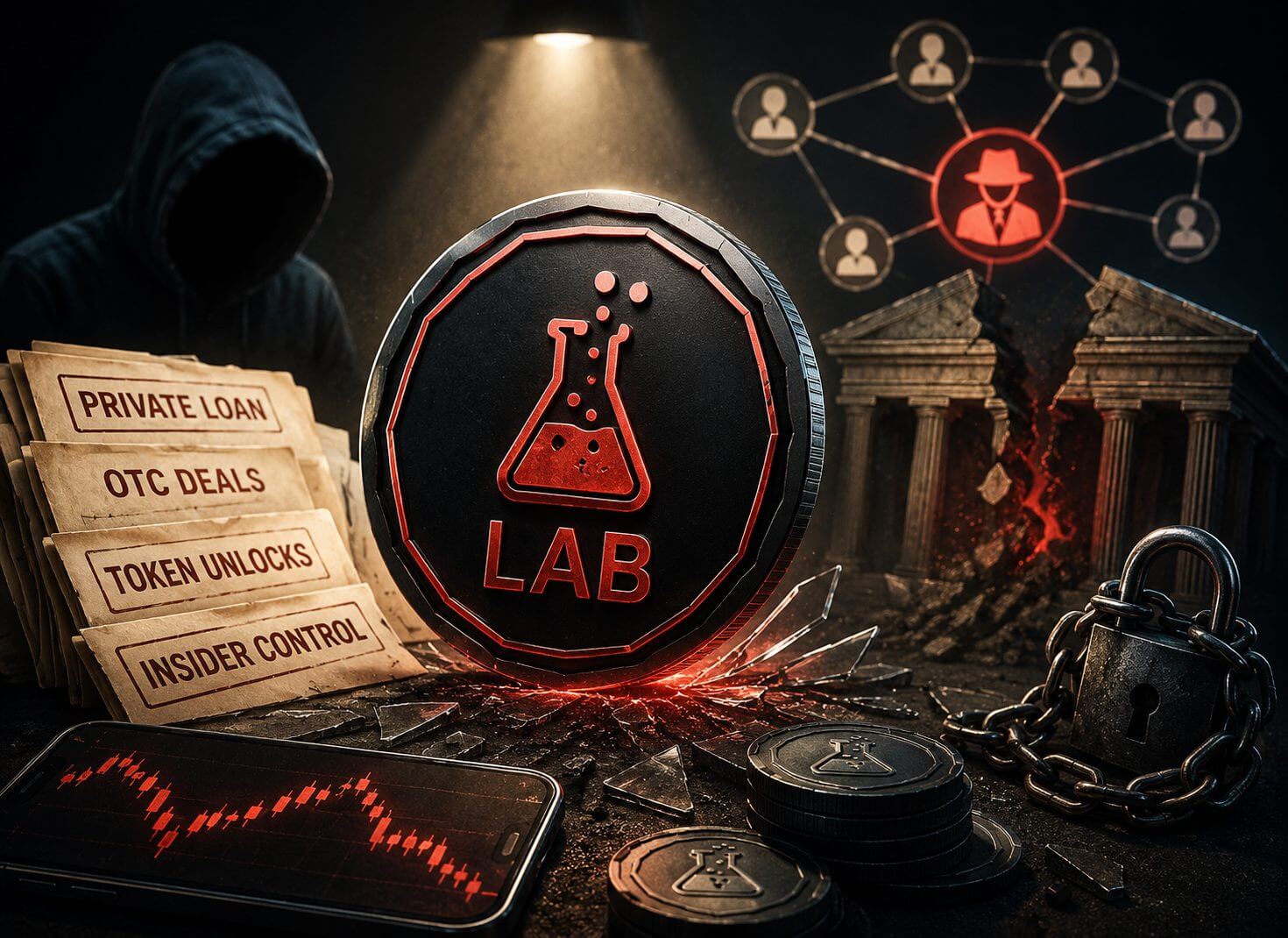 ZachXBT beschuldigt LAB van versteckten Deals und Insiderkontrolle