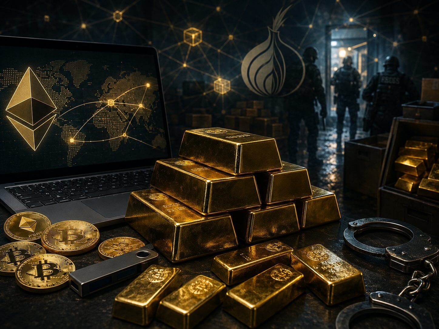 Deutscher Verdächtiger nach Geldwäsche mit Dream-Market-Kryptowährungen festgenommen