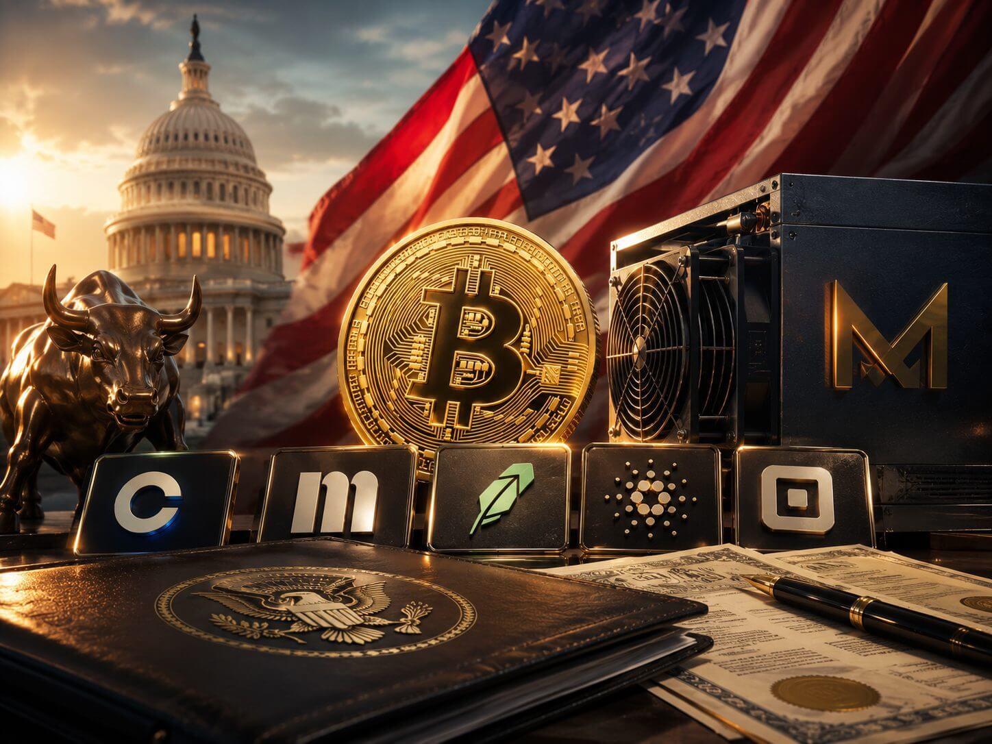 Trump investiert über Familientrusts in MARA, Coinbase und MicroStrategy