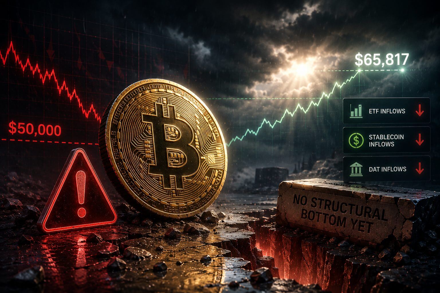 Wintermute warnt: Der Bitcoin-Kurs kann noch auf 50.000 US-Dollar fallen