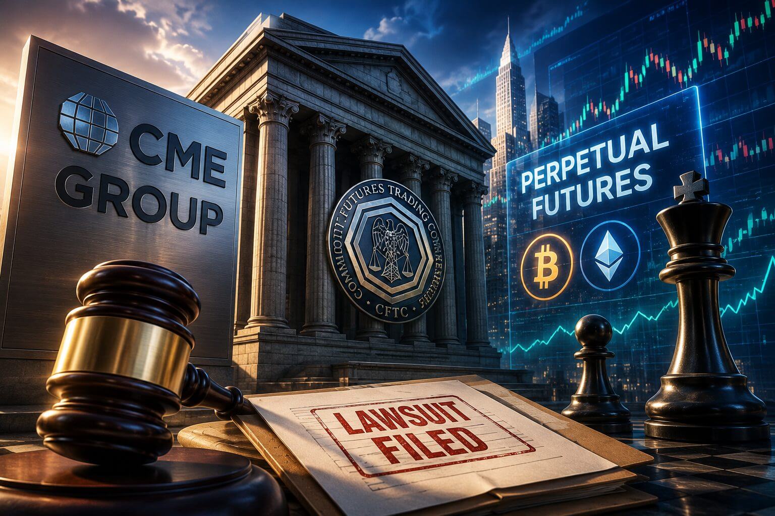 CME Group verklagt CFTC wegen Perpetual Futures